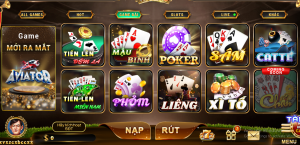 Các nhóm trò chơi thường gặp trong mini game B52 Club