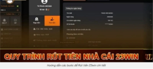 Rút tiền 23WIN siêu nhanh