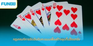 กฎเกณฑ์การจัดอันดับคะแนนเพื่อสร้างชุดที่แข็งแกร่ง